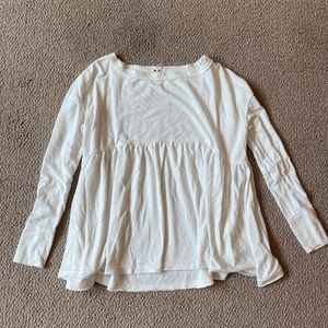 Free People White sweater